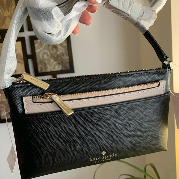 Authentic Kate Spade Saffiano leather top zip Crosby w large card holder - Picture 8 of 16